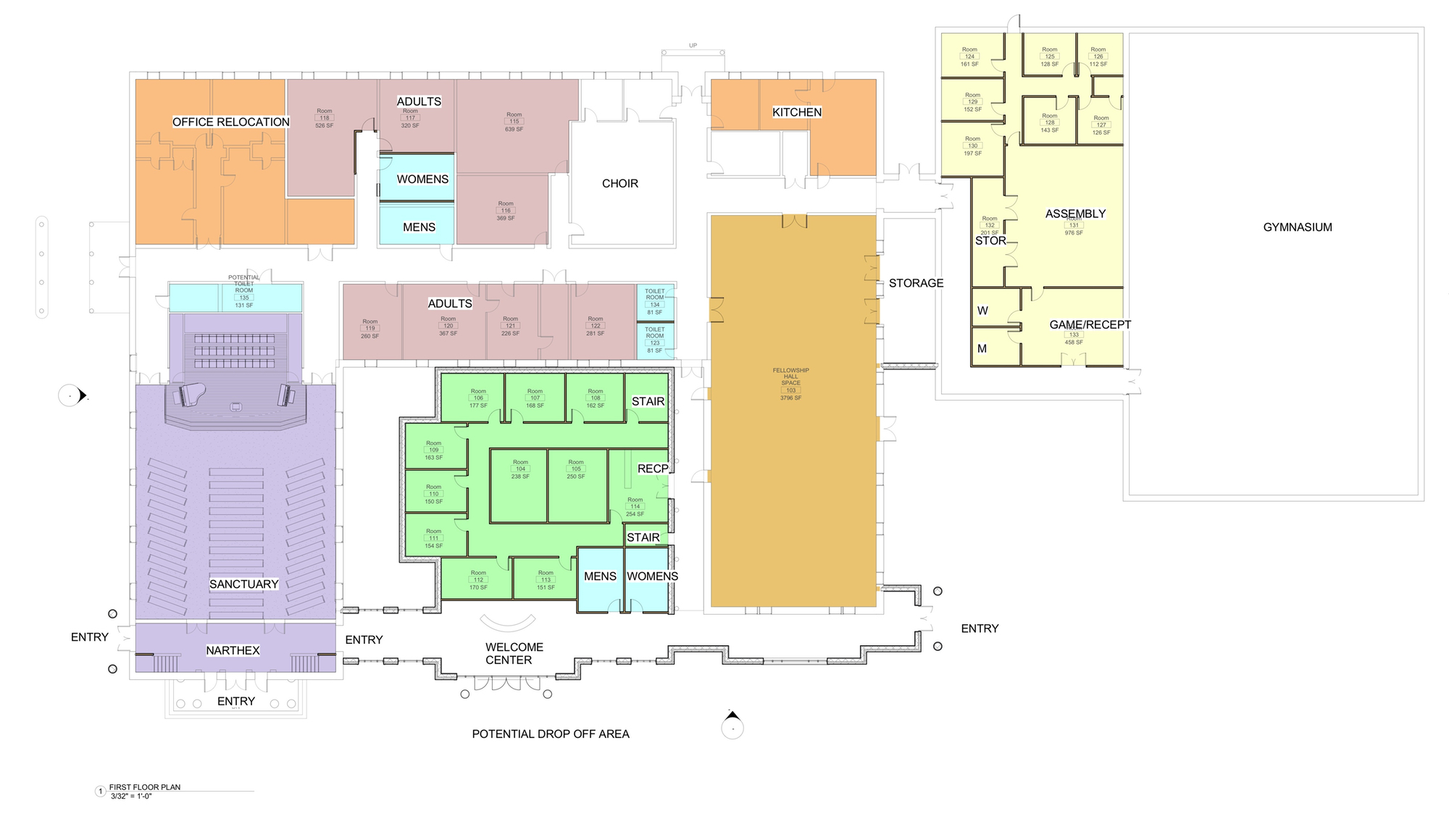 Church Floor Plan